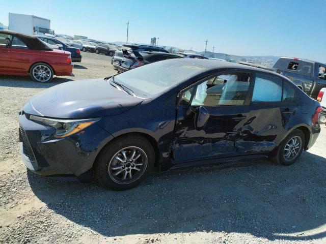 JTDEAMDE1NJ047376 - 2022 TOYOTA COROLLA LE BLUE photo 1