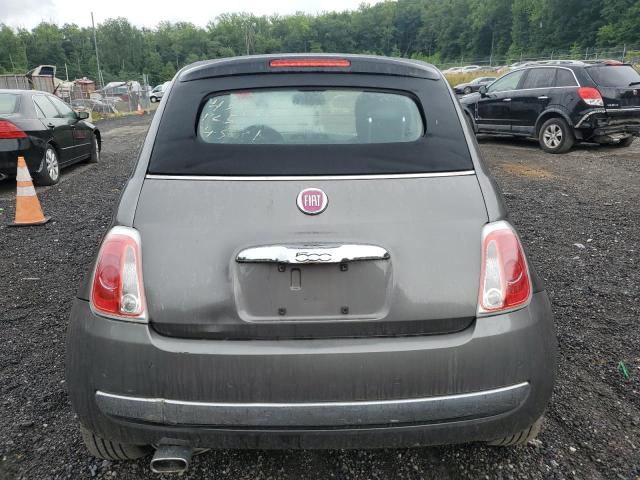 3C3CFFER0DT647646 - 2013 FIAT 500 LOUNGE GRAY photo 6