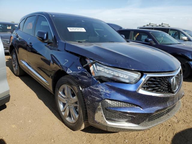 5J8TC2H74KL010468 - 2019 ACURA RDX ADVANCE BLUE photo 4