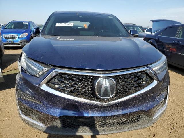 5J8TC2H74KL010468 - 2019 ACURA RDX ADVANCE BLUE photo 5