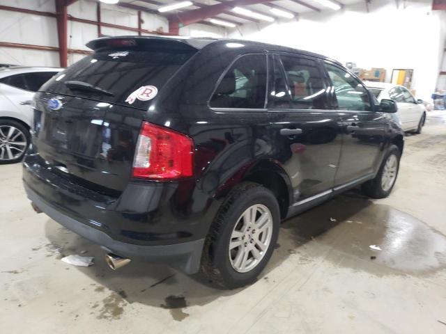 2FMDK3GC5BBB18717 - 2011 FORD EDGE SE BLACK photo 3