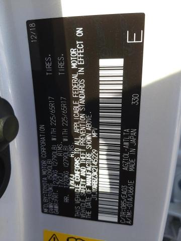 JTJYARBZ3K2145229 - 2019 LEXUS NX 300 BASE Ağ foto 12