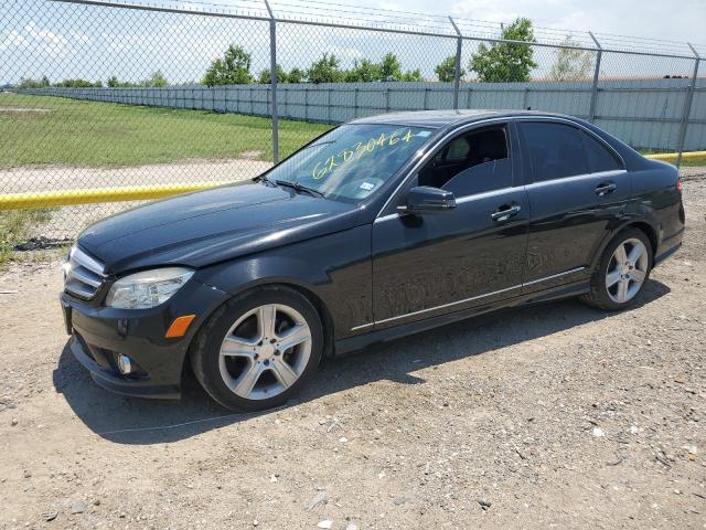 WDDGF5EB1AR104309 - 2010 MERCEDES-BENZ C 300 BLACK photo 1