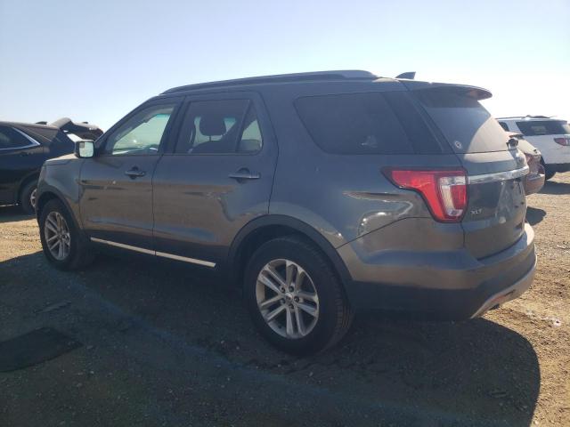 1FM5K7D81HGA42197 - 2017 FORD EXPLORER XLT ნაცრისფერი ფოტო 3