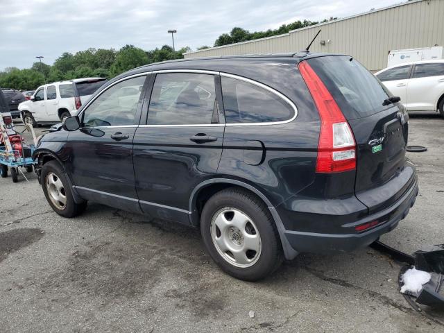 5J6RE4H36AL085385 - 2010 HONDA CR-V LX BLACK photo 2