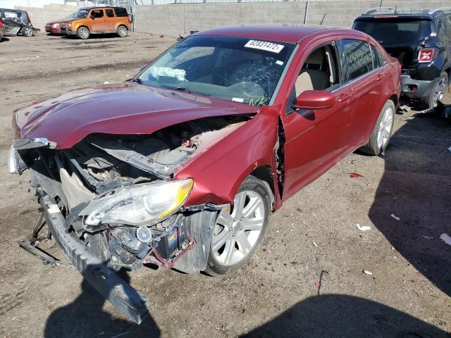 1C3CCBBB9CN331167 - 2012 CHRYSLER 200 TOURING RED photo 2