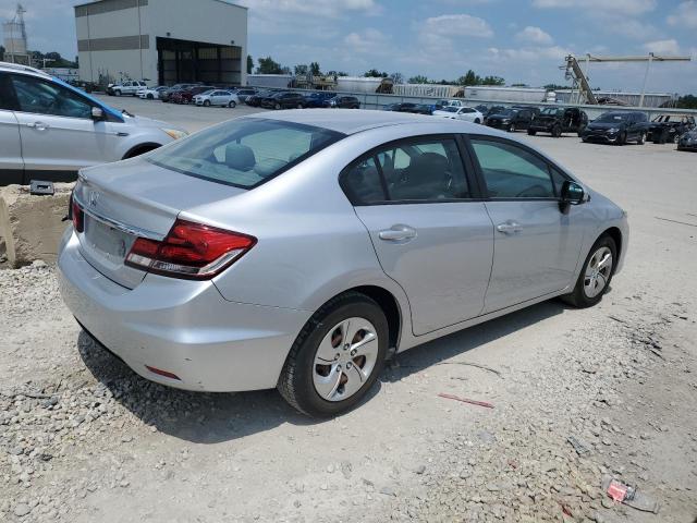 19XFB2F58EE039307 - 2014 HONDA CIVIC LX SILVER photo 3