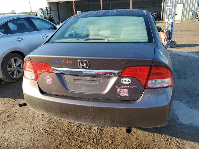 2HGFA1F51AH515586 - 2010 HONDA CIVIC LX GRAY photo 6