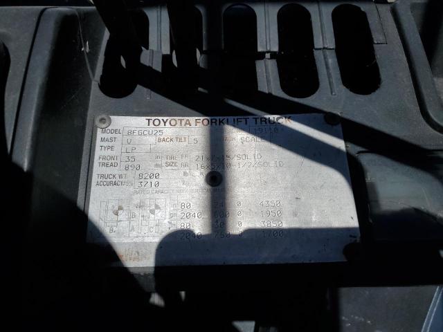19110 - 2015 TOYOTA FORKLIFT Narıncı foto 10