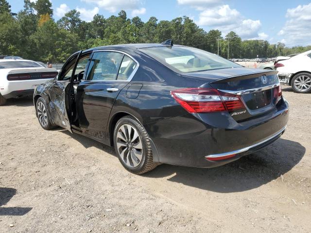 JHMCR6F5XHC005255 - 2017 HONDA ACCORD HYBRID EXL BLACK photo 2