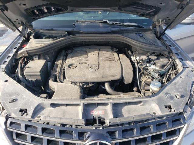 4JGDA5HBXCA008036 - 2012 MERCEDES-BENZ ML 350 4MATIC SILVER photo 12