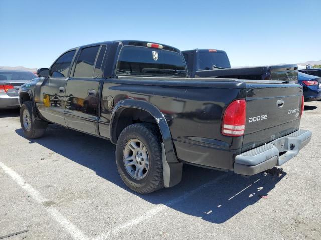 1D7HG38N84S769944 - 2004 DODGE DAKOTA QUAD SPORT BLACK photo 2