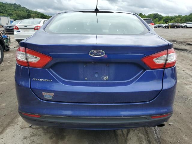 3FA6P0H77DR341124 - 2013 FORD FUSION SE BLUE photo 6