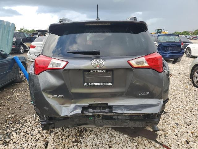 2T3WFREV8FW156065 - 2015 TOYOTA RAV4 XLE GRAY photo 6