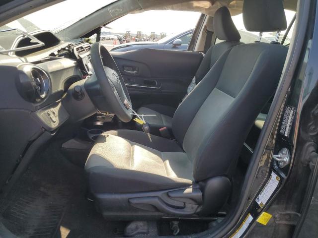 JTDKDTB32F1097579 - 2015 TOYOTA PRIUS C BLACK photo 7