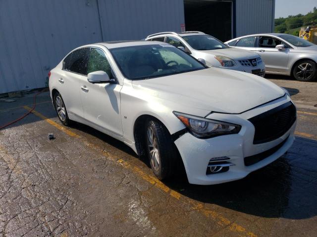 JN1BV7AR8FM410582 - 2015 INFINITI Q50 BASE WHITE photo 4