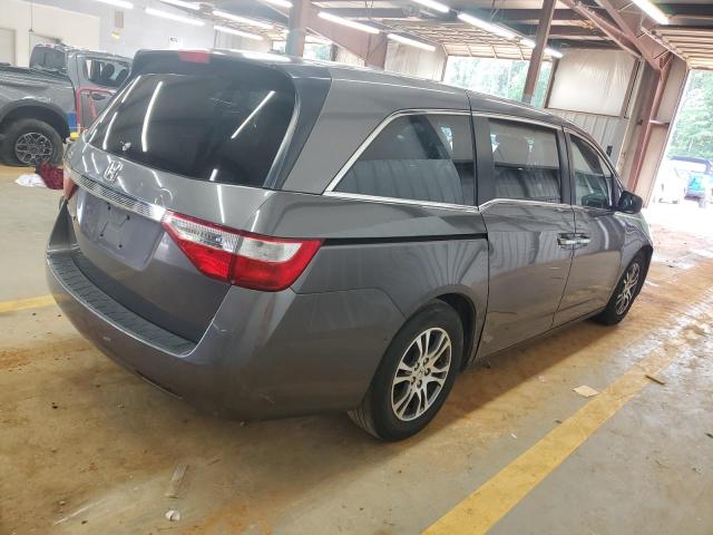 5FNRL5H66CB014219 - 2012 HONDA ODYSSEY EXL GRAY photo 3