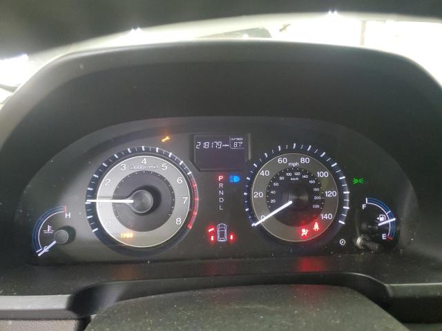 5FNRL5H66CB014219 - 2012 HONDA ODYSSEY EXL GRAY photo 9