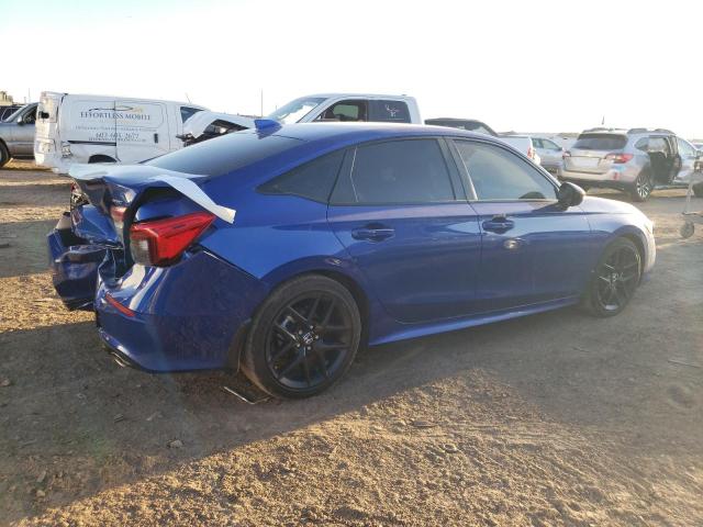 2HGFE2F5XNH572725 - 2022 HONDA CIVIC SPORT BLUE photo 3