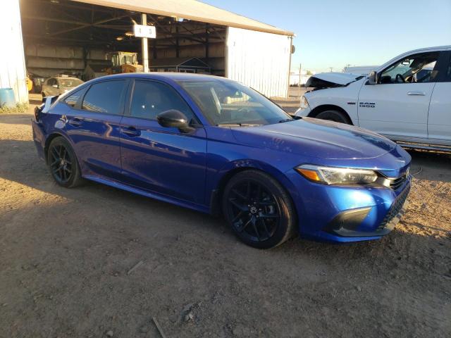 2HGFE2F5XNH572725 - 2022 HONDA CIVIC SPORT BLUE photo 4