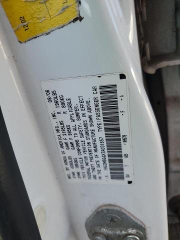 1HGCM564X7A031657 - 2007 HONDA ACCORD LX ვერცხლისფერი ფოტო 12