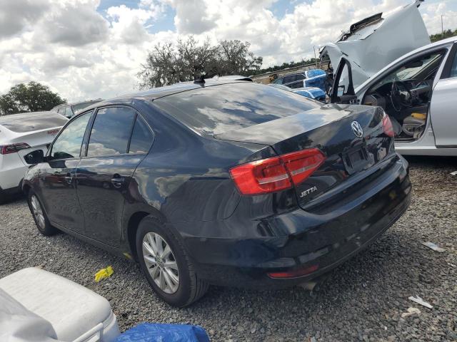 3VW2K7AJ5FM229585 - 2015 VOLKSWAGEN JETTA BASE BLACK photo 2