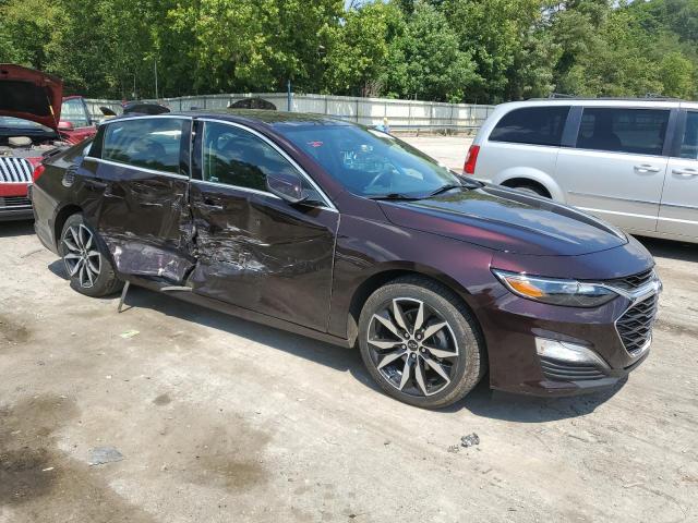 1G1ZG5ST2MF061305 - 2021 CHEVROLET MALIBU RS 紫色 照片 4