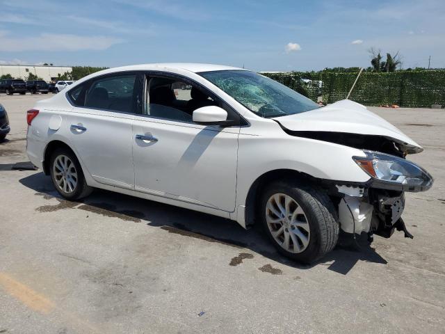 3N1AB7AP3KY237774 - 2019 NISSAN SENTRA S WHITE photo 4