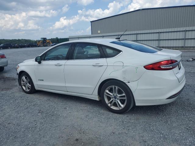 3FA6P0LUXJR283759 - 2018 FORD FUSION SE HYBRID თეთრი ფოტო 2