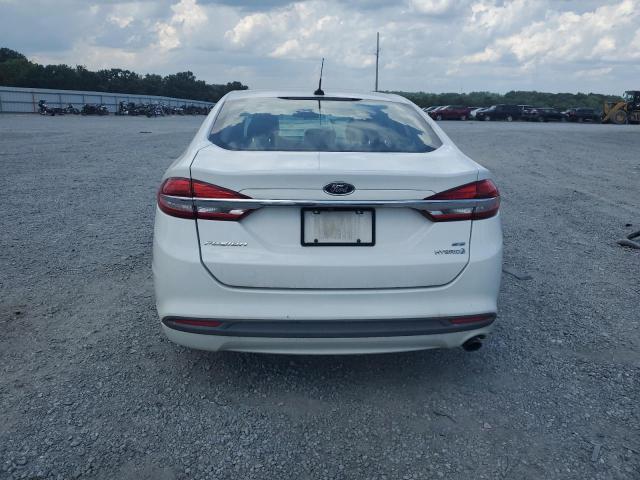 3FA6P0LUXJR283759 - 2018 FORD FUSION SE HYBRID თეთრი ფოტო 6