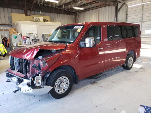 5BZAF0AA5JN852827 - 2018 NISSAN NV 3500 S MAROON photo 1