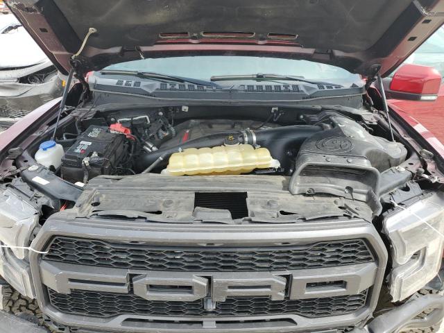 1FTFW1RG9KFB67861 - 2019 FORD F150 RAPTOR RED photo 11