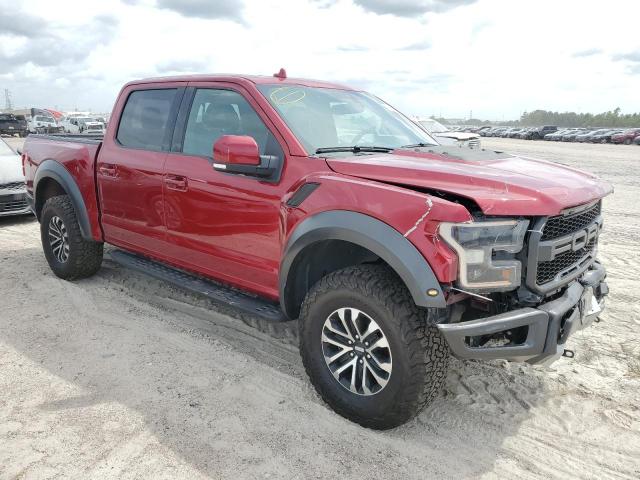 1FTFW1RG9KFB67861 - 2019 FORD F150 RAPTOR RED photo 4