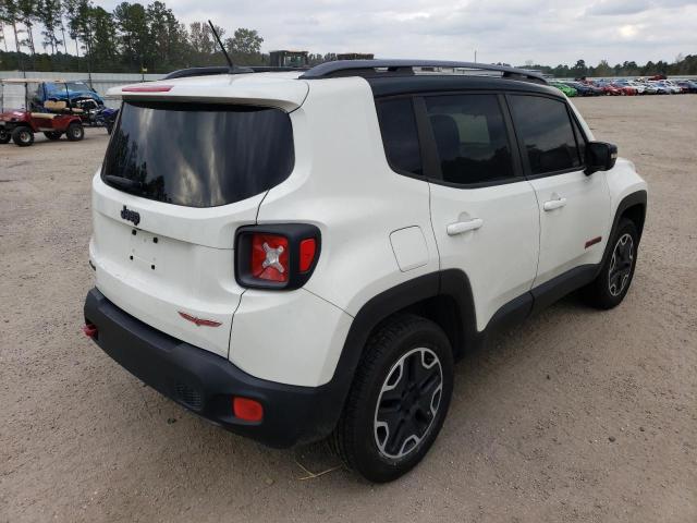 ZACCJBCT0FPB60924 - 2015 JEEP RENEGADE TRAILHAWK WHITE photo 4