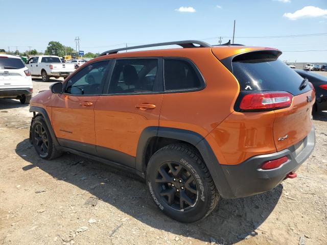 1C4PJMBS2GW236979 - 2016 JEEP CHEROKEE TRAILHAWK ORANGE photo 2