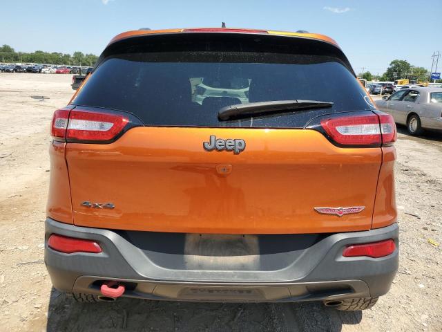 1C4PJMBS2GW236979 - 2016 JEEP CHEROKEE TRAILHAWK ORANGE photo 6
