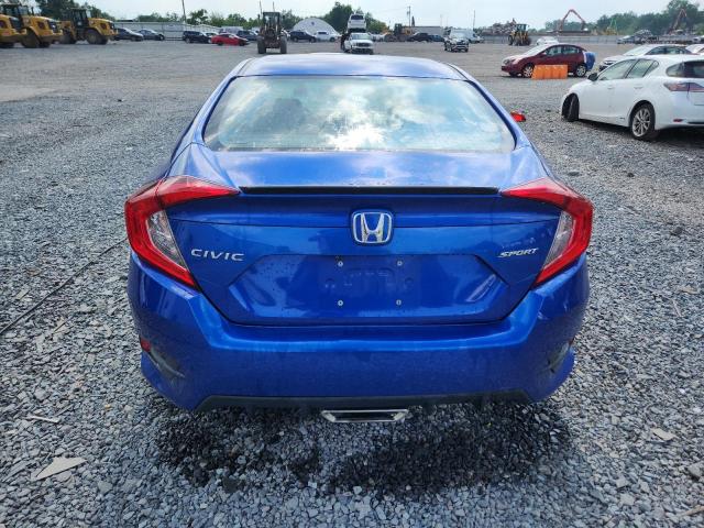 2HGFC2F88LH534665 - 2020 HONDA CIVIC SPORT BLUE photo 6