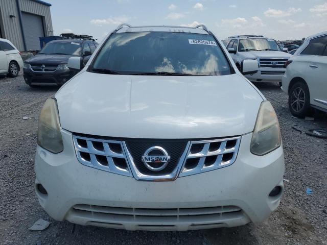 JN8AS5MV5BW262375 - 2011 NISSAN ROGUE S WHITE photo 5