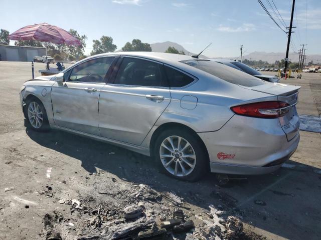 3FA6P0SU2HR277028 - 2017 FORD FUSION TITANIUM PHEV SILVER photo 2