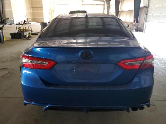 4T1B11HK5KU191598 - 2019 TOYOTA CAMRY L BLUE photo 6