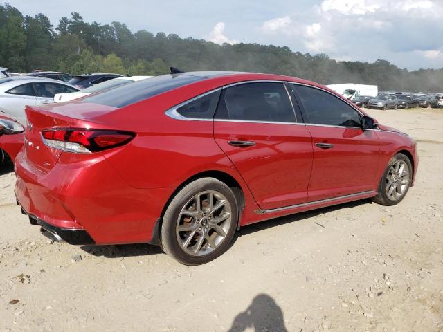 5NPE34AB9KH782731 - 2019 HYUNDAI SONATA LIMITED TURBO RED photo 3