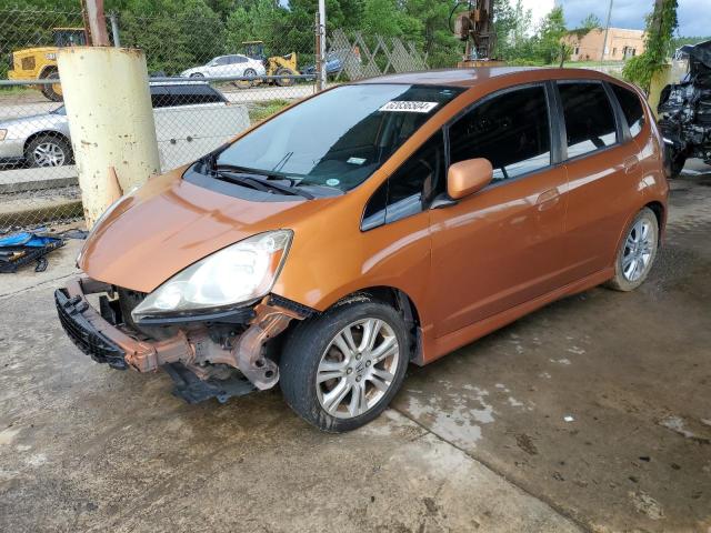 JHMGE8H40AC018163 - 2010 HONDA FIT SPORT ORANGE photo 1