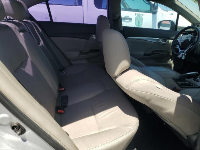 19XFB2F96FE201200 - 2015 HONDA CIVIC EXL SILVER photo 10