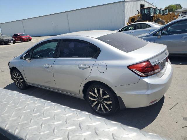 19XFB2F96FE201200 - 2015 HONDA CIVIC EXL SILVER photo 2