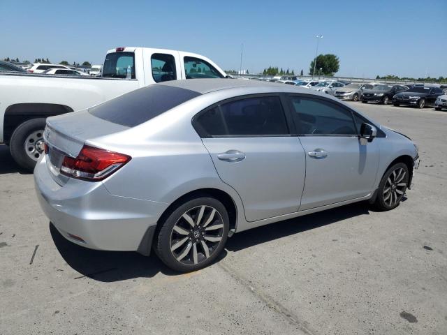 19XFB2F96FE201200 - 2015 HONDA CIVIC EXL SILVER photo 3