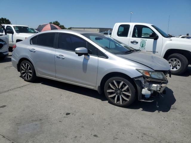 19XFB2F96FE201200 - 2015 HONDA CIVIC EXL SILVER photo 4