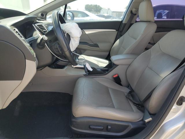 19XFB2F96FE201200 - 2015 HONDA CIVIC EXL SILVER photo 7