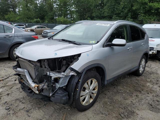 JHLRM4H79CC013047 - 2012 HONDA CR-V EXL GRAY photo 1