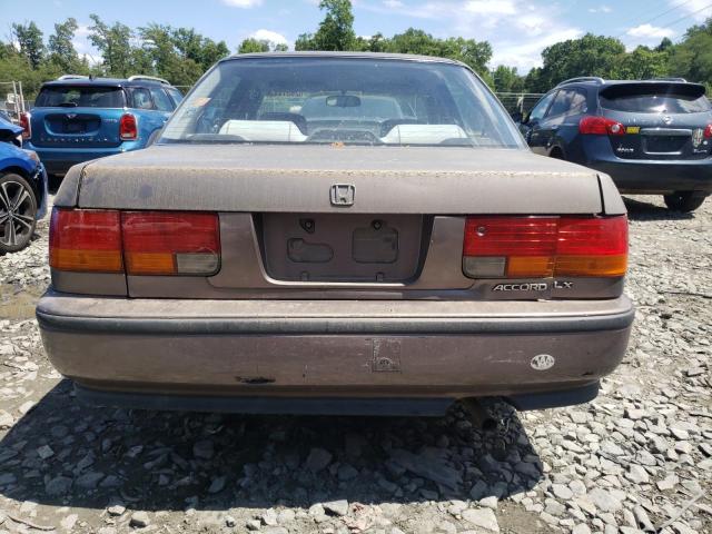 1HGCB7658PA004029 - 1993 HONDA ACCORD LX BROWN photo 6