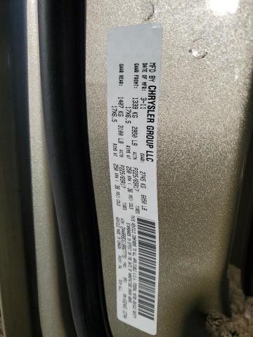 2A4RR8DG1BR677791 - 2011 CHRYSLER TOWN & COU TOURING L GOLD photo 13